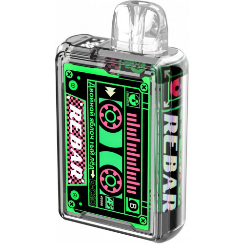 LOST VAPE Rebar 12000 Двойное яблоко лёд